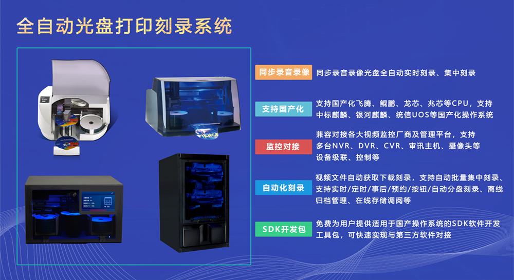 派美雅全自動(dòng)光盤打印刻錄系統(tǒng)