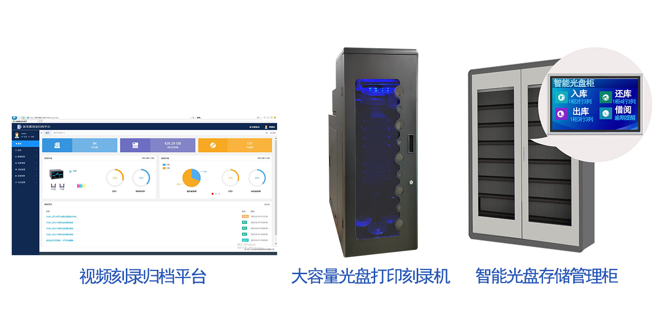 派美雅視頻刻錄歸檔平臺(tái)配置產(chǎn)品